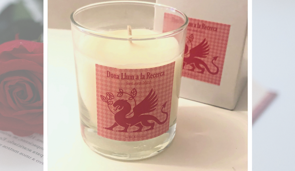 Give light to research with the Sant Jordi solidarity candle!