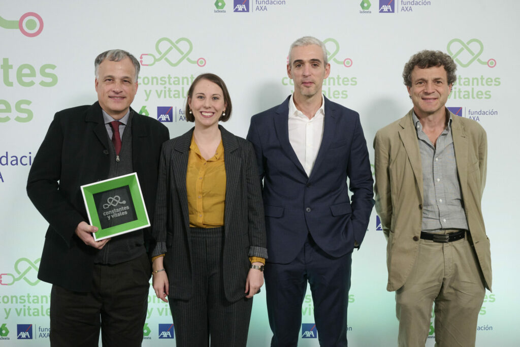 An IDIBGI and UPF paper recognised as the best biomedical publication of the year at the Constantes y Vitales awards
