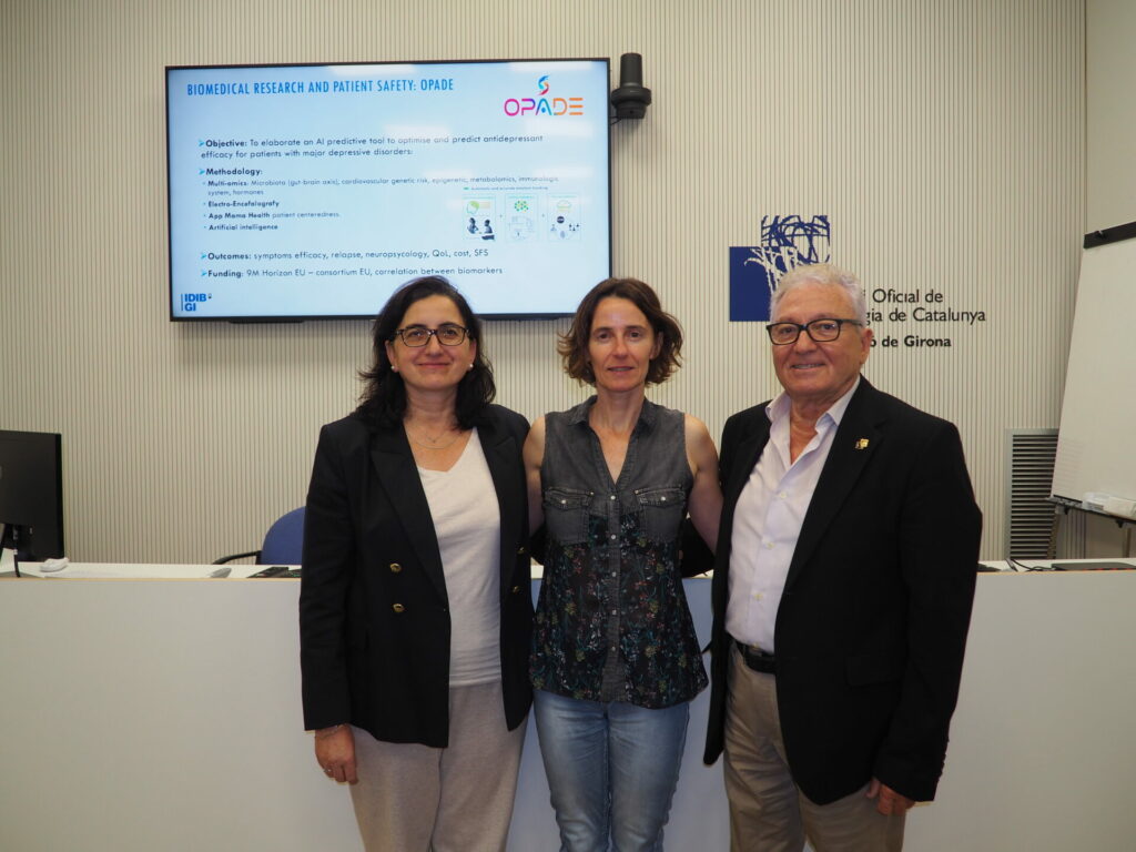IDIBGI's research in mental health is presented at the Girona delegation of the Official College of Psychologists of Catalonia.